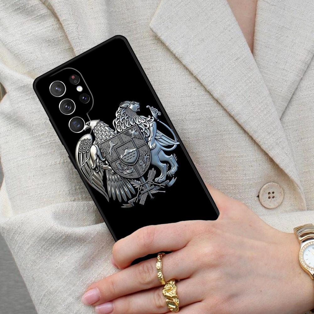 Armenia Albania Russia flag Emblem SOFT Cell Phone Case for Samsung Galaxy S26 Ultra S25 S24 S23 S22 S21 S20 Note10 Cover