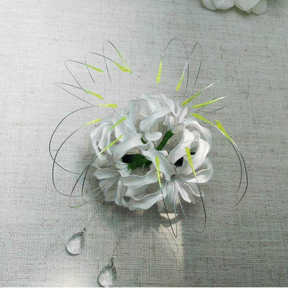 Красивый паук красный паук красный паук Dip art один волос градуировка японское кимоно висит [мисаки] лилия, лилия, лилия, цветок, орнамент,