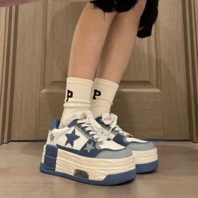 Весна и осень, новые универсальные повседневные кроссовки для женщин с толстой подошвой, удобные и прочные кроссовки для бега и спорта