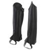 2PCS Equestrian Half Chaps for Kids Microfiber Protective Leg Guard Half Chap for Horse Riding CXL
