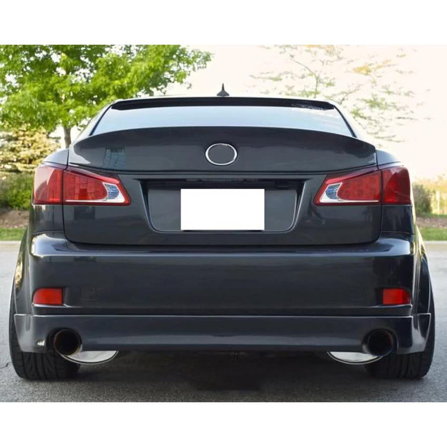 Спойлер на багажник, совместимый с Lexus IS250 IS350 ISF 2006-2013 годов выпуска, стиль IK, неокрашенный АБС-пластик, задний спойлер на крышку багажника для улучшения А
