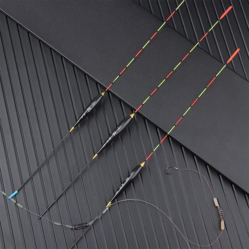 Fishing Float Wood Fluorescent High Sensitivity Bobber Luminous Float Marked Bold Fishing Light Float Fishing Accessories