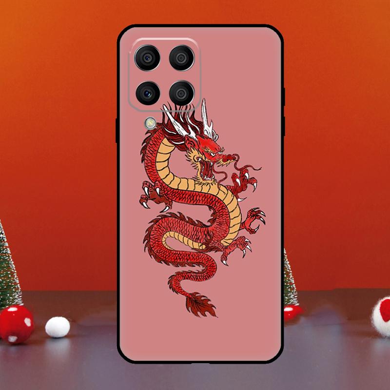 Стиль Японского Дракона Для Samsung Galaxy M06 M16 M14 M34 M54 M11 M21 M31 M13 M33 M35 M53 M55 M15 M12 M32 M52 Чехол