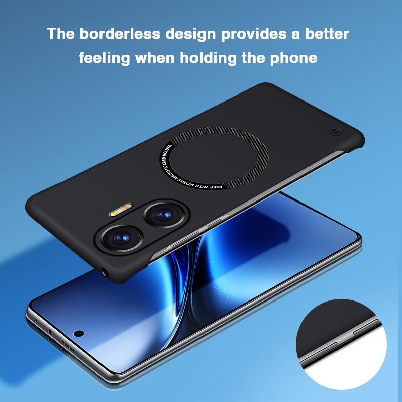 Простой безрамочный магнитный чехол для телефона на автомобиль для Redmi Turbo 5 5 Max 4 4 Pro POCO X8 Pro Max Защита камеры Жесткая Тонкая Задняя крышка