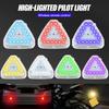 Автомобильный светодиодный фонарик стробоскопический свет 7 цветов анти-столкновения предупреждающая лампа беспроводной пульт дистанционного управления навигационные огни для автомобиля велосипеда
