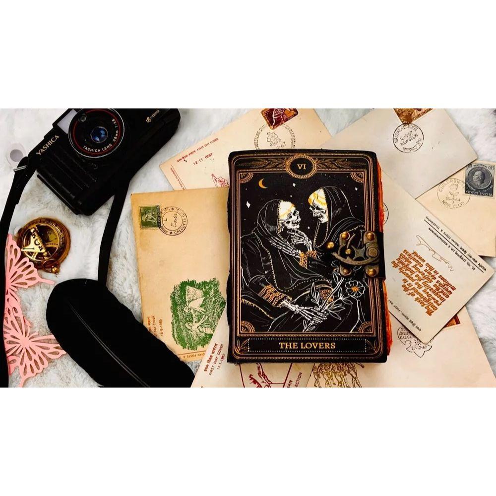 Журнал гримуара пустой книга заклинаний теней влюбленные кожаный журнал подарки