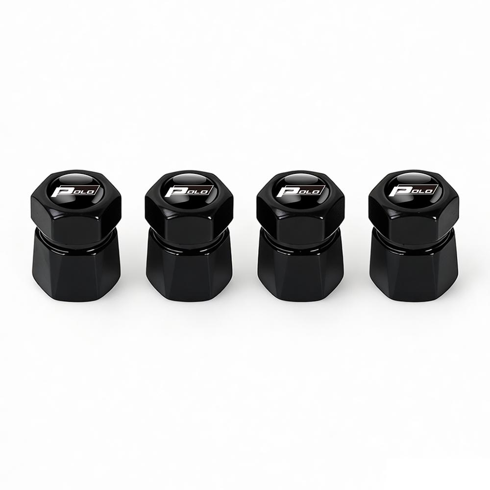 4Pcs Car Styling Wheel Tyre Valve Cap Metal Cover For Volkswagen VW R Caddy GTI Lavida 4MOTION GTD Touran Polo Rline Tiguan Bora