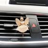 Автомобильный освежитель воздуха Держатель в форме ангела Инкрустация сплавом Автомобильный дезодоратор Вентиляционное отверстие кондиционера Духи