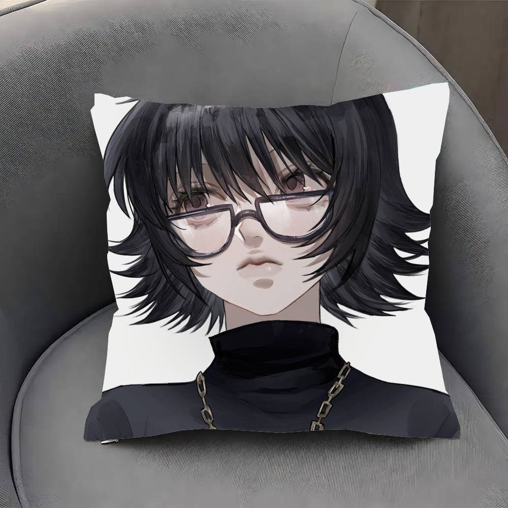 Shizuku Murasaki Anime Hhunter X Hunter Pillow Case Fashion Square Pillowcase Bedroom Sofa Room Ins Decoration Leisure