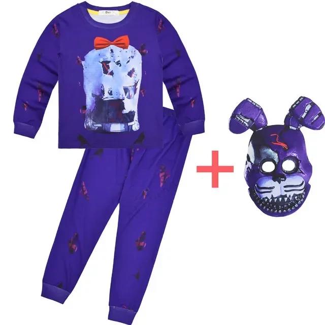 Новый Детский Костюм Косплей Fnaf Фредди Супергеройский Комбинезон Для Мальчиков и Девочек Забавный Костюм для Вечеринки Хэллоуина Карнавала Wit