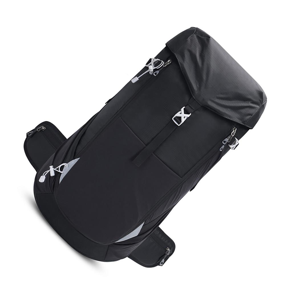 50L Camping Bag Oxford Cloth High Capacity Mountaineering Backpack for Outdoor Hiking Black
