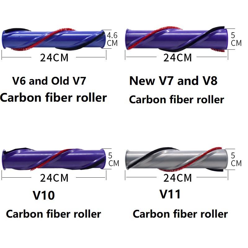 Direct Drive Electric Floor Brush for Dyson Vacuum Cleaner Accessories Dyson V6//V8/V10/V11 Soft Roller Brush Main Brush