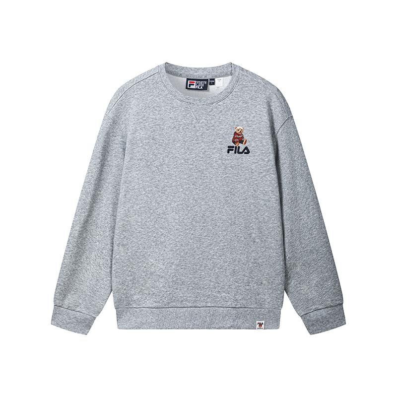 Fila Оригинальный цветной свитшот с медведем, повседневная толстовка с длинным рукавом, унисекс F51U639208FMG