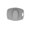 Hot Sale Rectangle Shape Black Silicone Bath Scrubber Brush for Men with Hanging Hole