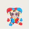 The AMAZING DIGITAL CIRCUS Circus Animation Surrounding Clown Plush Toys