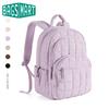 BAGSMART Женский дорожный рюкзак Стеганый повседневный рюкзак Водонепроницаемый рюкзак для книг для 15,6-дюймового ноутбука Модный студенческий рюкзак