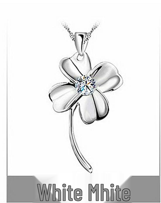 Ожерелье-чокер «Счастливый четырехлистный клевер» — Идеальный подарок на День святого Валентина для девушки