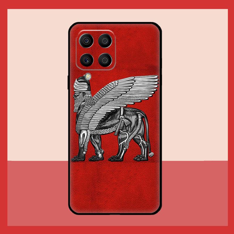 Lamassu Assyrian Winged Lion Case For Samsung Galaxy M52 M32 M53 M16 M11 M21 M31 M35 M12 M13 M14 M15 M36 M56 M55 M34 M54