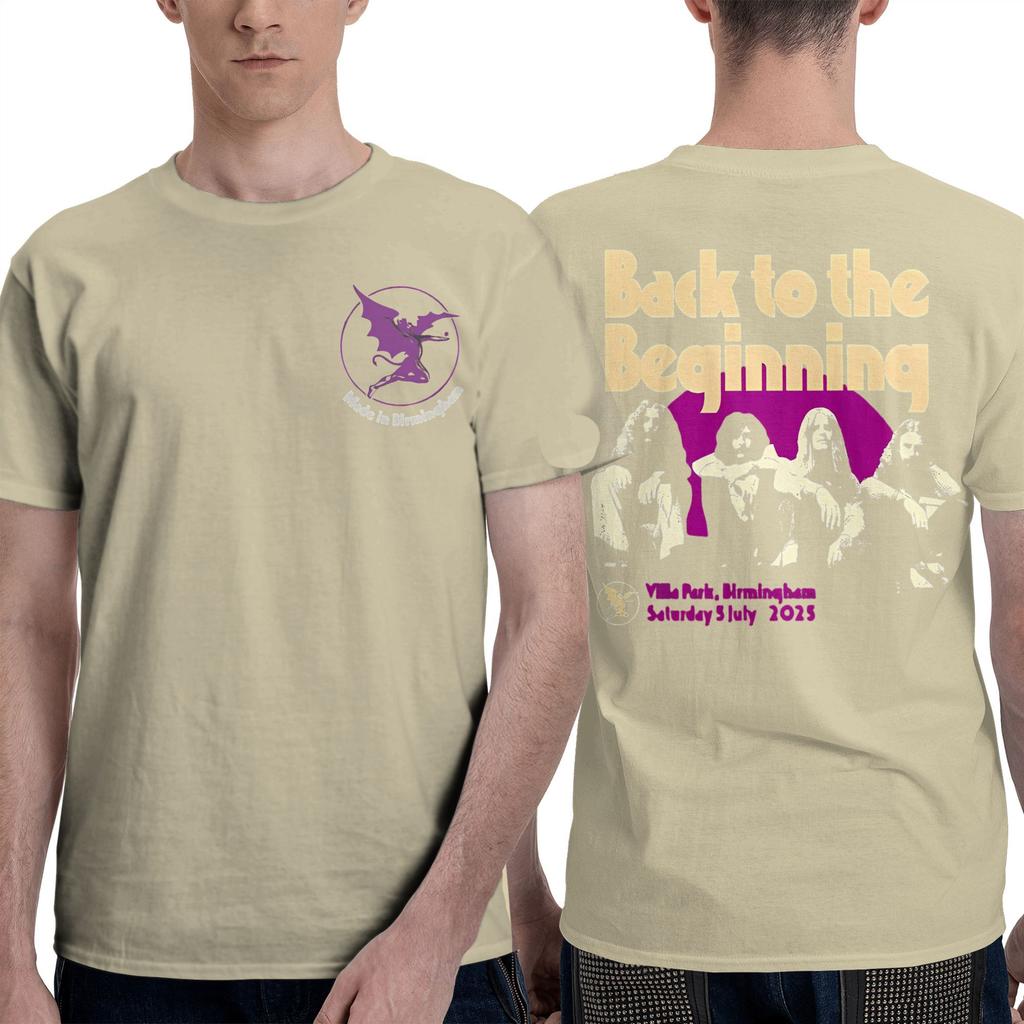 Black Sabbaths Back To The Beginning Rock Band 2025 Men Women's T Shirt Merch Funny Tees T-Shirt 100_ Cotton Adult Moto