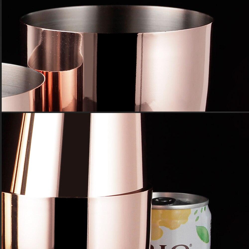 Stainless Steel Cocktail Shaker Mixer Wine Martini Boston Shaker For Bartender Drink Party Bar Tools 2-piece Set 550ML/750ML
