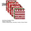 Journaling Craft Paper 12 Sheet Christmas Scrapbook Paper, Winter Holiday 5.9 x Inch Tree Snowflake Seasonal Sheets Snowman Decorative Cardstock