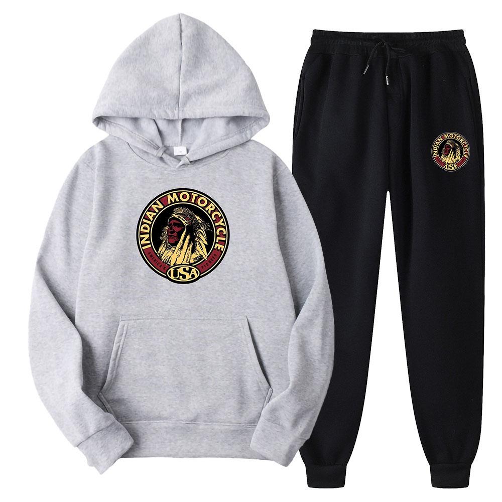 Spring And Autumn Men's Casual Sport 250g\m² Tracksuits Hoodies And Pants Clothing Oversized Sweatshirts Suits Hooded Coats