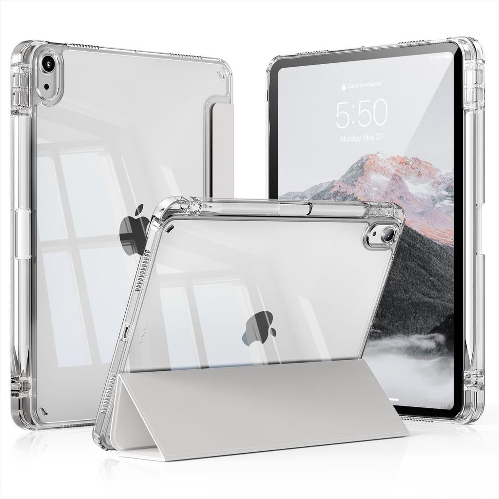 Новая защитная оболочка для iPad 11-го поколения Air7 Прозрачная 6 Защитная крышка Pro 11 дюймов с держателем для стилуса Подходит для Apple 10