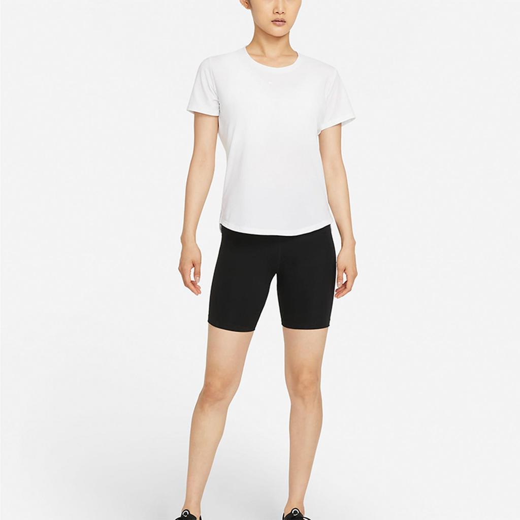 Nike Женская футболка с круглым вырезом Dri-FIT Quick Dry Белая DD0619-100