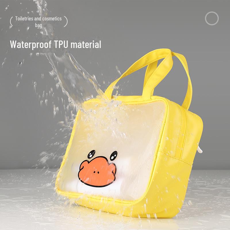 Водонепроницаемая прозрачная пляжная сумка из ТПУ с принтом логотипа - симпатичное решение для хранения вещей