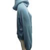 Fall Winter Hoodie Hooded Half Zipper Pocket Long Sleeves Loose Thick Pure Color