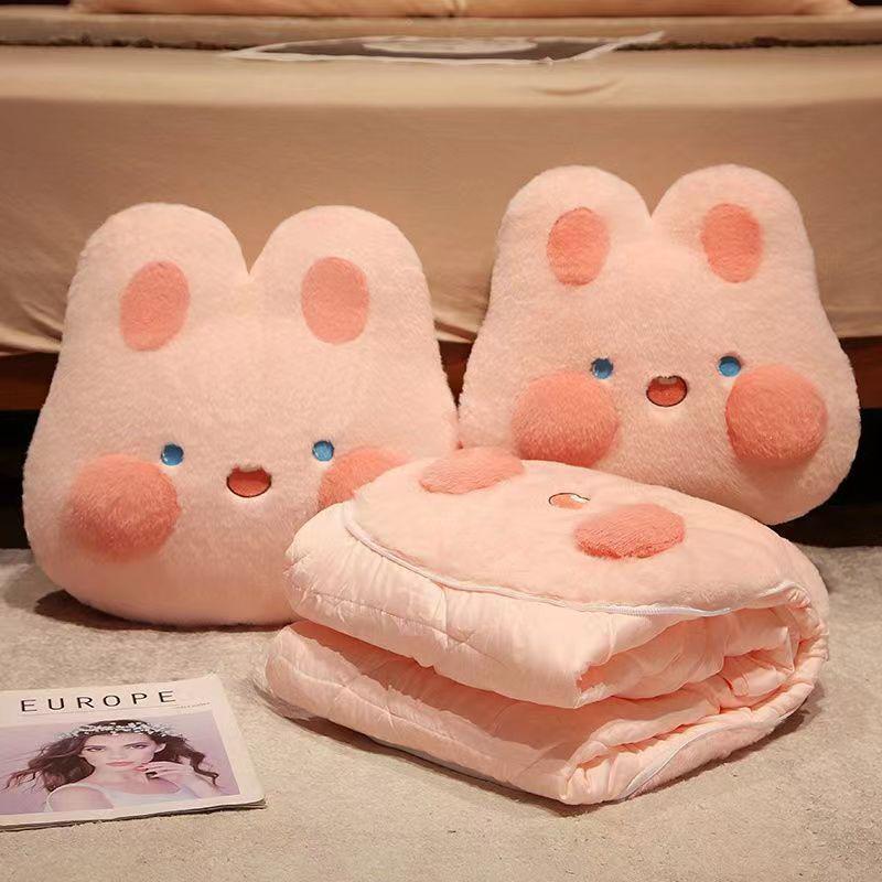 Утолщенная складная подушка для сна и одеяло: Подушка-одеяло двойного назначения для офиса, дивана или автомобиля - Бесплатная доставка