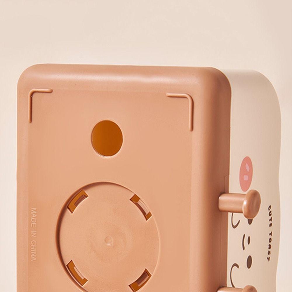 Practical Plastic Bread Tissue Box Adorable with Spring Facial Tissue Holder Decorative Napkin Case Living Room