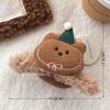 Cute Animal Doll Hair Clips Cartoon Hairpins Korean Plush Dog Hair Claws  for Girls