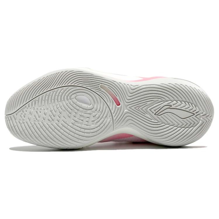 Li-Ning Амортизирующие прочные низкие баскетбольные кроссовки мужские кроссовки розовые ABPS047-2