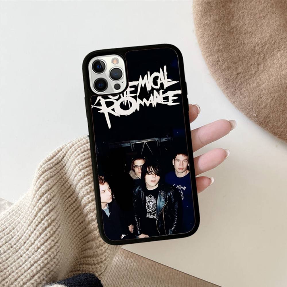 Инди-рок группа My C-Chemical R-Romance Чехол для телефона Беспроводная зарядка PC+TPU Для IPhone 11 12 13 14 15 16 17 Pro Max Plus Чехол