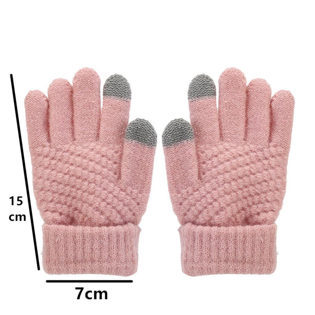 Вязать детям лет теплая утепленная шапка на день рождения, холодная и ветрозащитная [Mskikefly] шапка, перчатки, шарф, комплект из 3 предметов, дети, малыши, 2-6 лет, пушистая, шапка,