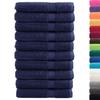 VidaXL Premium Quality Towels 10 Pcs, Shower Towels, Bath Sheets, Guest Towels, Blue 137271