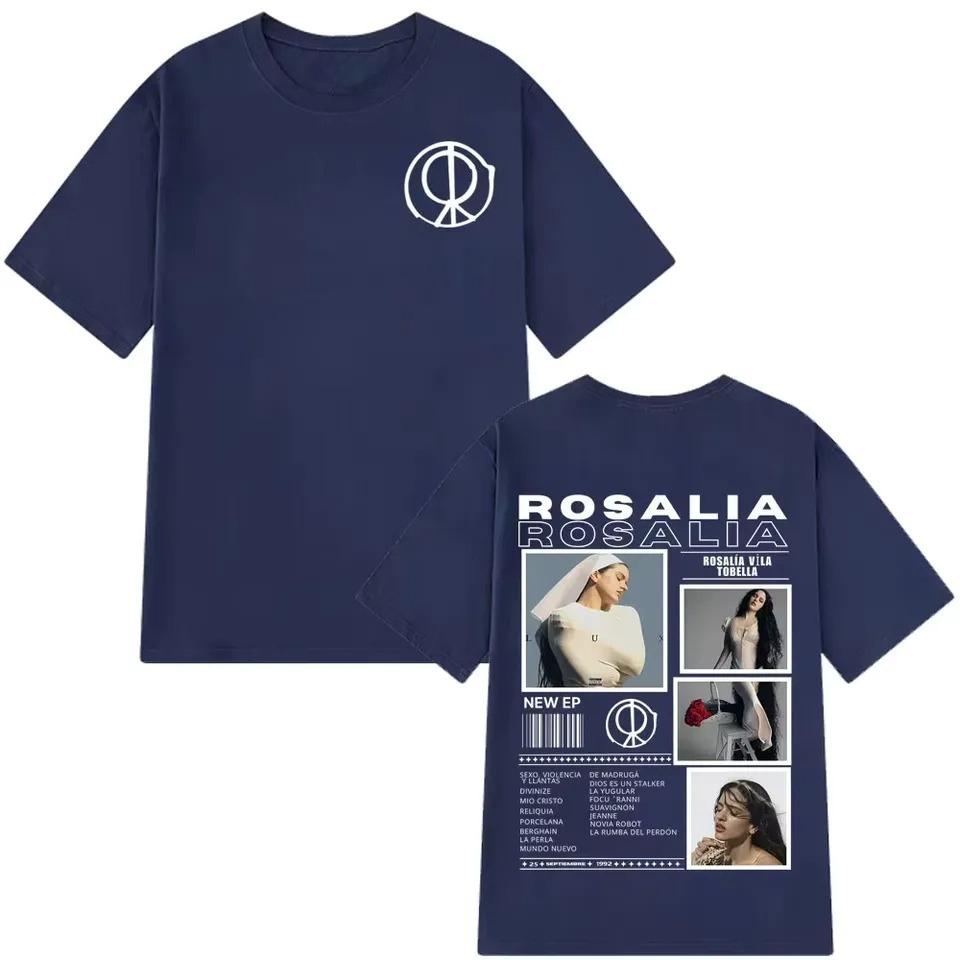 Rosalía LUX Album Tour 2026 Print Unisexs TShirt Unisex ONeck 100Cotton Short Sleeve Y2k Oversized Tee Fans Gifts Concert Merch