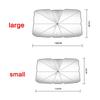 Lexus Car Sunshade Umbrella Car Front Window Sunshade Cover For Lexus F SPORT ES RX NX LS UX LM LX GX LC RZ IS CT GS RC SC LBX AES1