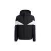 Neo Colorblock Stripe Sport Hooded Down Jacket Men Jackets Black H45243