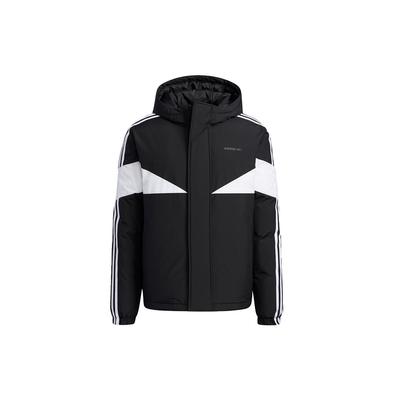 Neo Colorblock Stripe Sport Пуховик с капюшоном Мужские куртки Черный H45243
