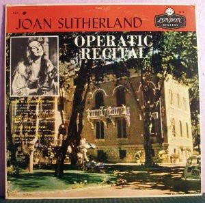 Виниловая пластинка JOAN SUTHERLAND, PARIS CONSERVATOIR - Оперный recital 5515 LONDON US Классика Б/У