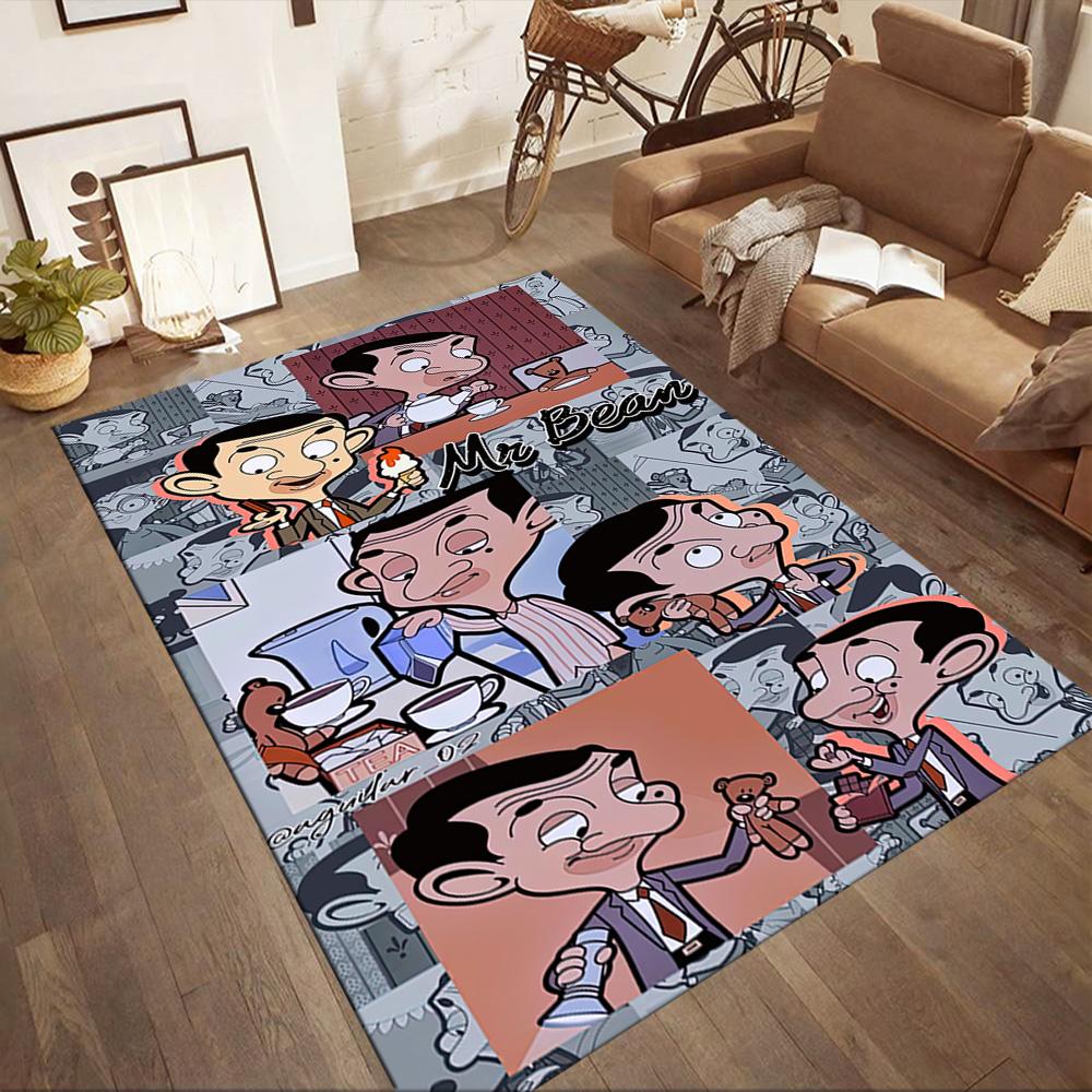 Mr. Bean2 Square rugs are a great choice for living rooms, bedrooms, home décor, and as gifts.