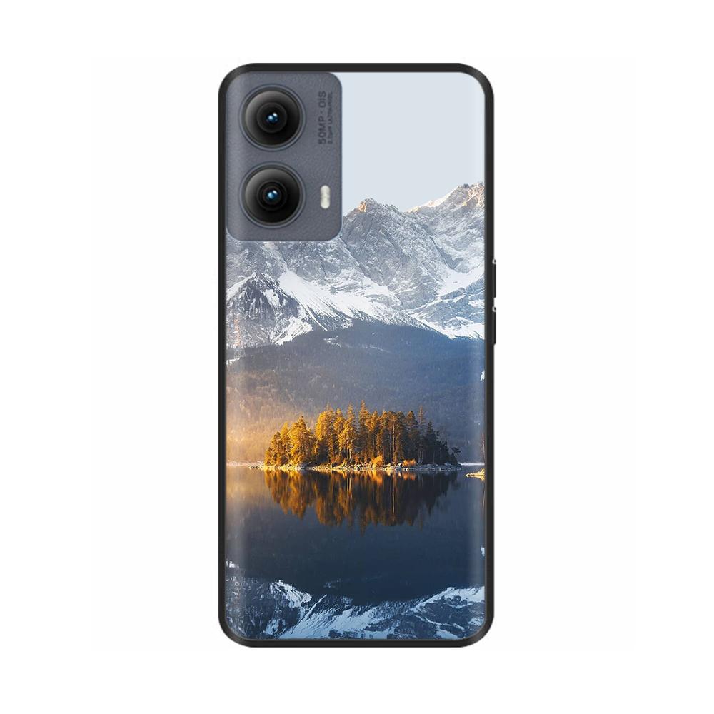 Силиконовый чехол для Motorola Edge 2024 Чехол Милый Мультяшный Мягкий ТПУ Черная Крышка для Moto Edge 2024 6.6" Ударопрочный Fundas Capa