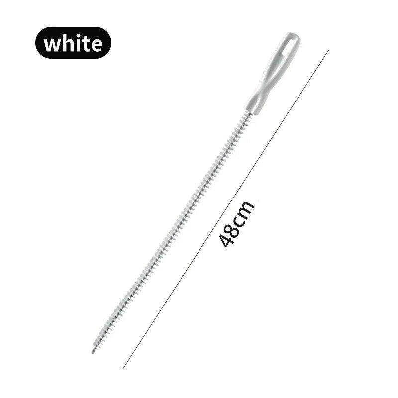 Щетка для прочистки труб, щетка для удаления волос из канализации в ванной, щетка для чистки раковины 48/65/71 см, гибкие инструменты для чистки сливов