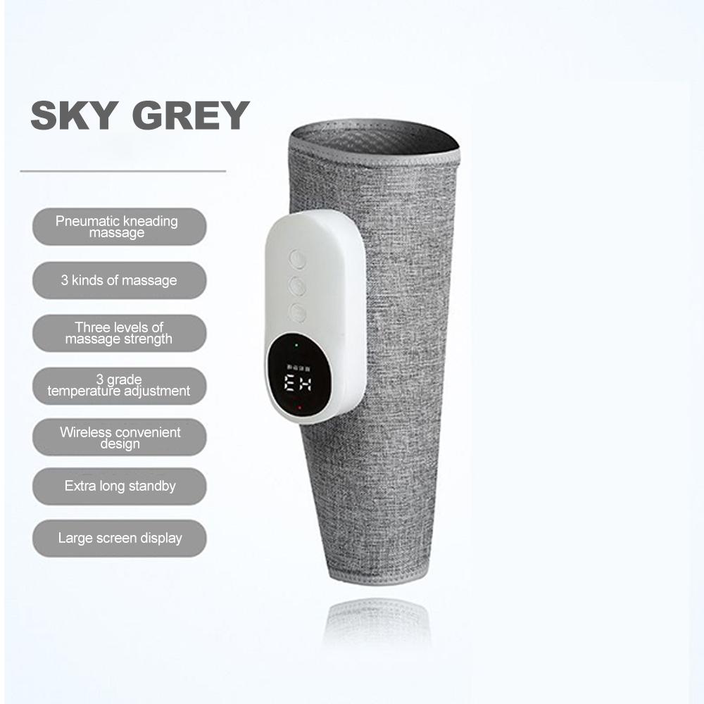 1шт 3-скоростной подогреваемый массажер для голеней электрический автоматический разминающий пневматический массажер для ног инструмент для выемки меридианов голеней и живота релаксация