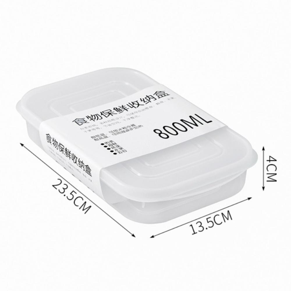 Sealed Fridge Food Storage Box 350ML/700ML/800ML/1600ML Fresh Divided Organizer  for Food Sorting