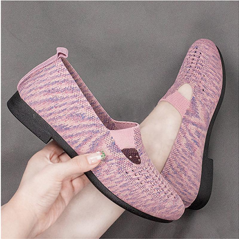 Весенне-летние дышащие сетчатые туфли-лодочки, женские дышащие полые сандалии, пляжная обувь с отверстиями