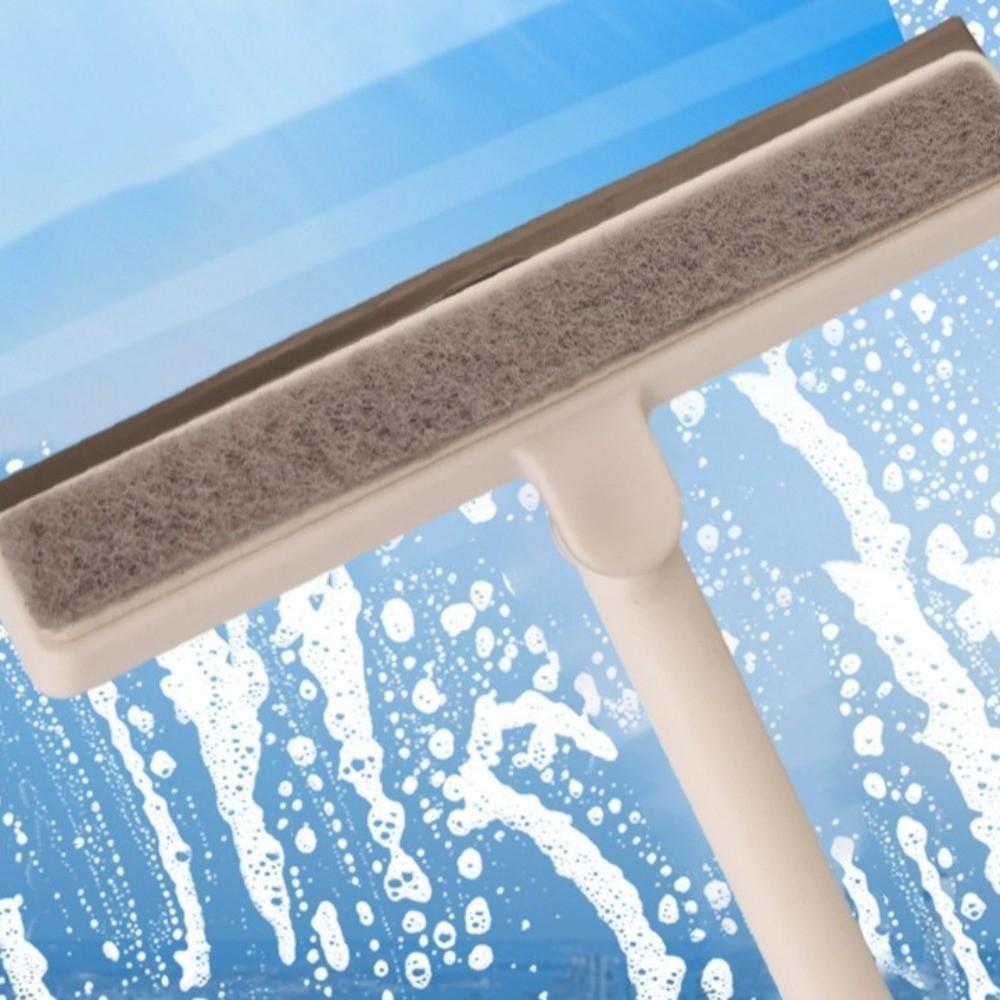 Plastic Handheld Window Scrubber Rotatable Shower Squeegee Glass Cleaning Artifact Shower Door