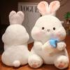 New Bottle Rabbit Doll Big Eyes Cute Rabbit Plush Toy Soft Cute Little White Rabbit Soothing Doll Large Rabbit
